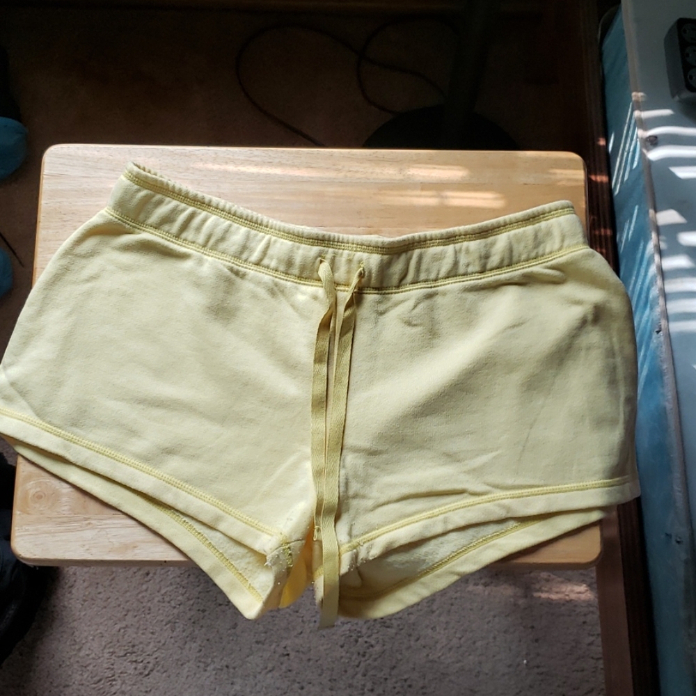 Plush & Lush Yellow Booty Shorts